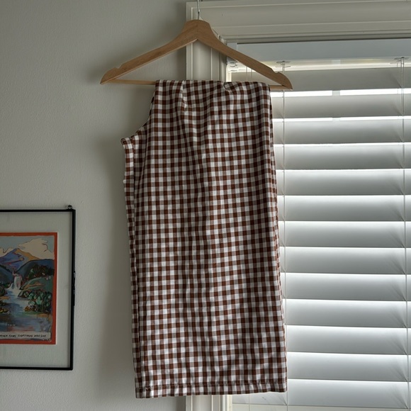 Gingham Dressy Flowy Pants - Picture 1 of 2